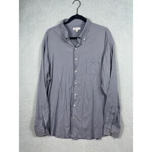 Peter Millar Mens Size XXL Long Sleeve Button Up Shirt Nylon